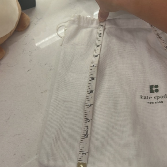 Kate Spade leather bag with dust bag and shopping bag. EUC black - Picture 8 of 17